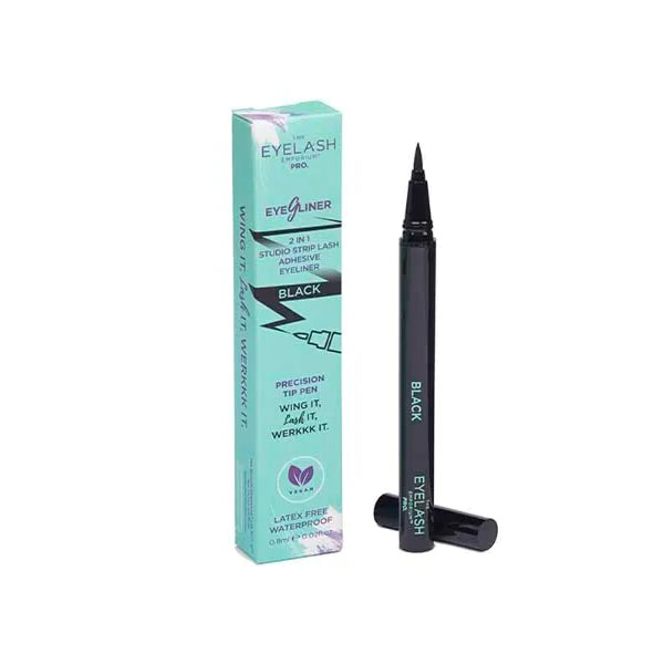 The Eyelash Emporium EyeGliner 2-in-1 Adhesive Eyeliner 0.8ml - Black