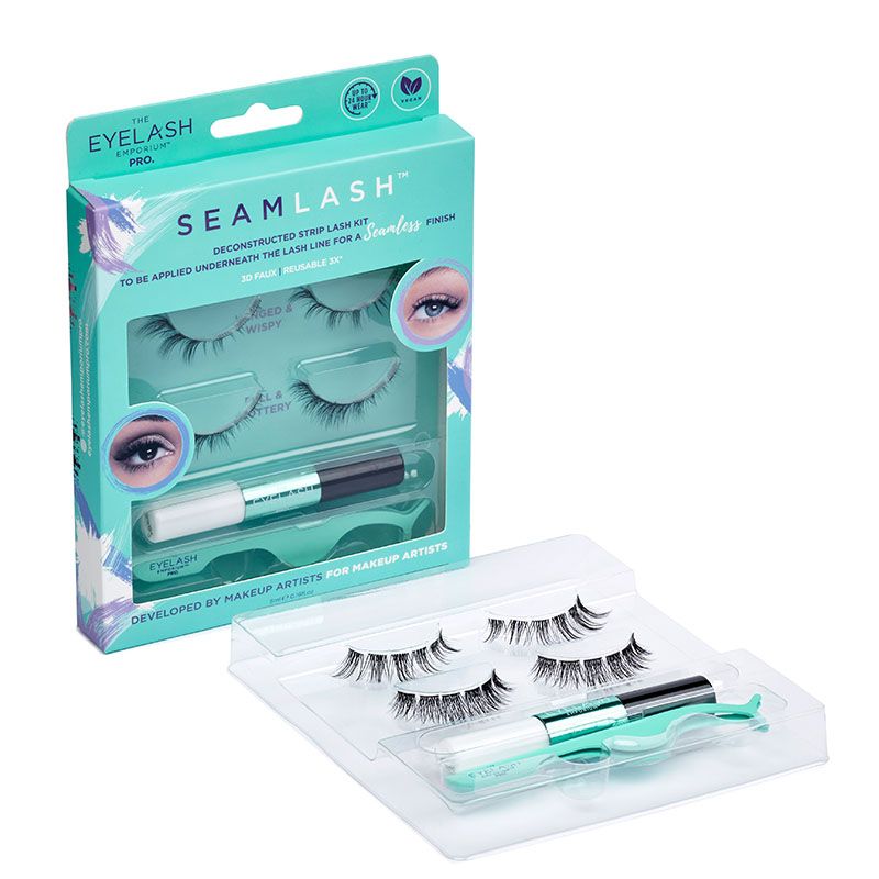 The Eyelash Emporium Seam Lash Deconstructed Strip Lash Kit