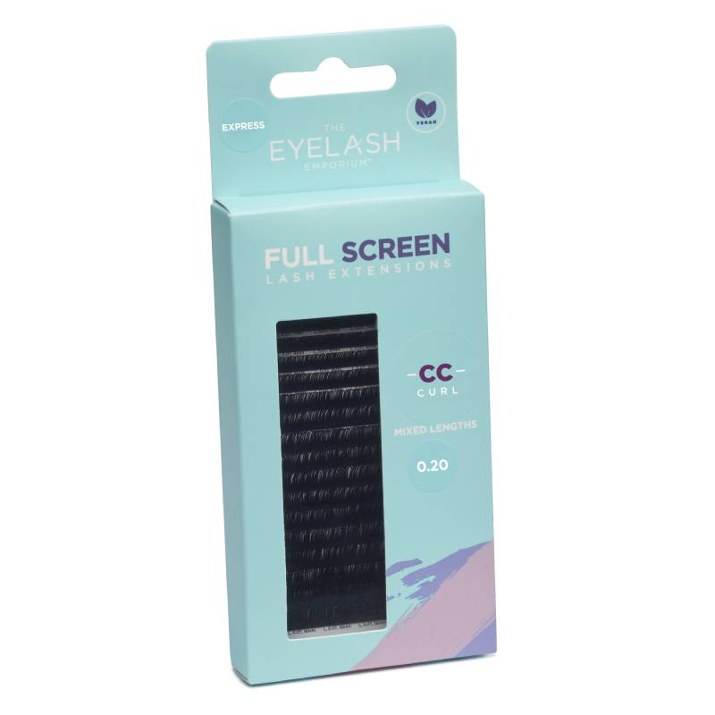 The Eyelash Emporium Full Screen Lash Extensions Express CC Curl 0.20 Mixed Lengths