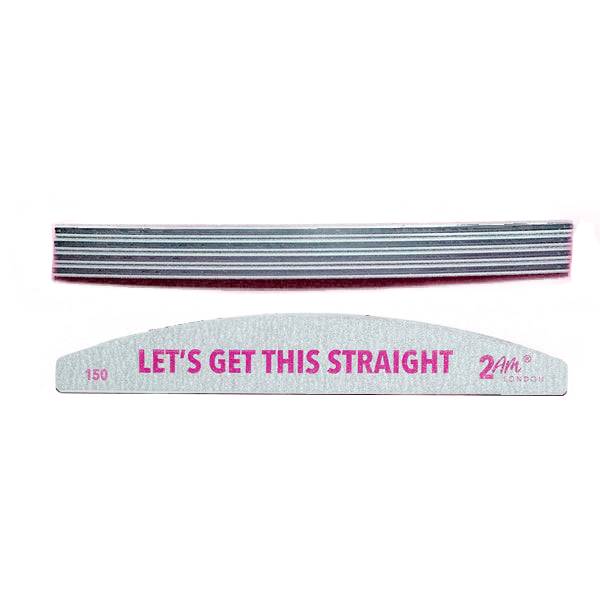 2AM London Let's Get This Straight 150 Grit Nail Files (5)