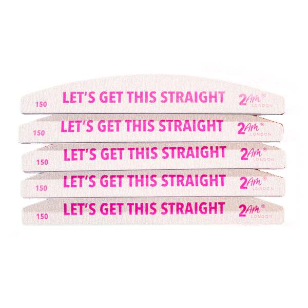 2AM London Let's Get This Straight 150 Grit Nail Files (5)