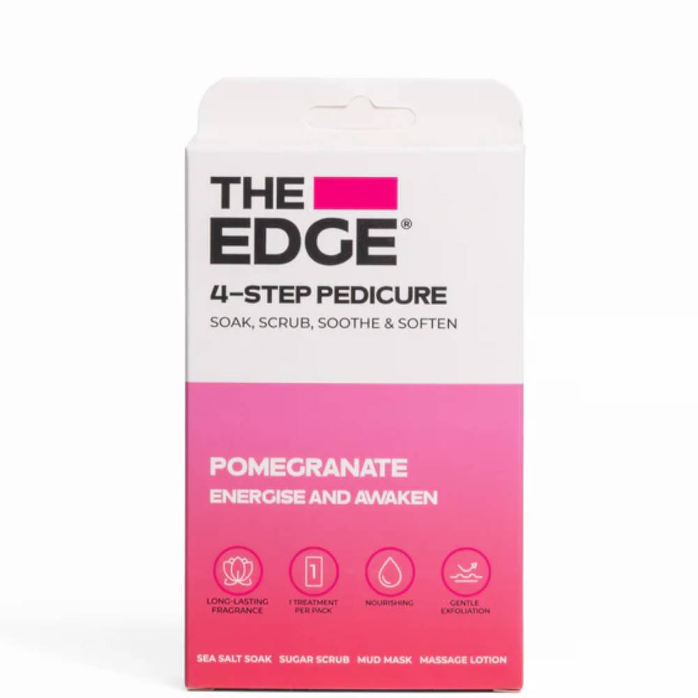 The Edge 4 Step Pedicure Pomegranate