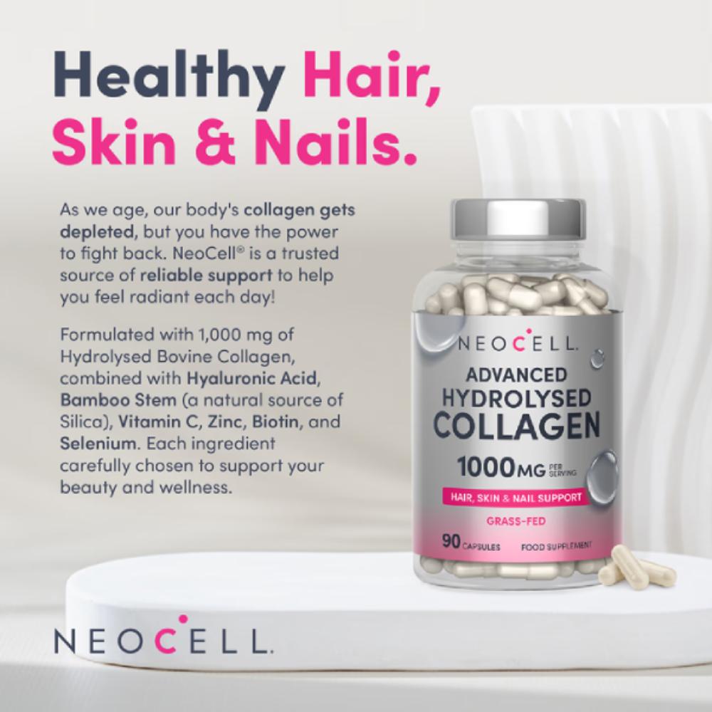 NeoCell Advanced Hydrolysed Collagen 1000mg Capsules (90)