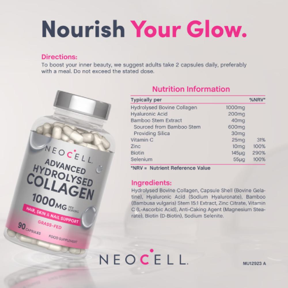 NeoCell Advanced Hydrolysed Collagen 1000mg Capsules (90)