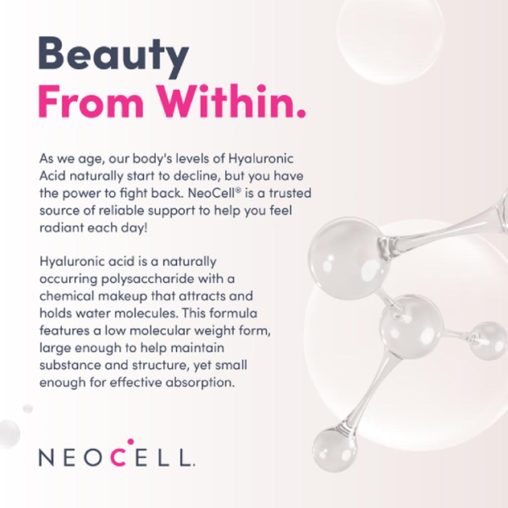 NeoCell Advanced Hyaluronic Acid 400mg Vegan Capsules (90)