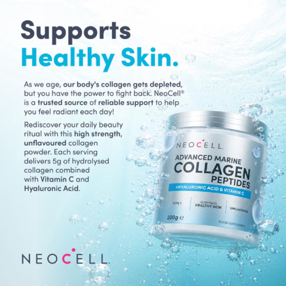 NeoCell Advanced Marine Collagen Peptides Powder 200g
