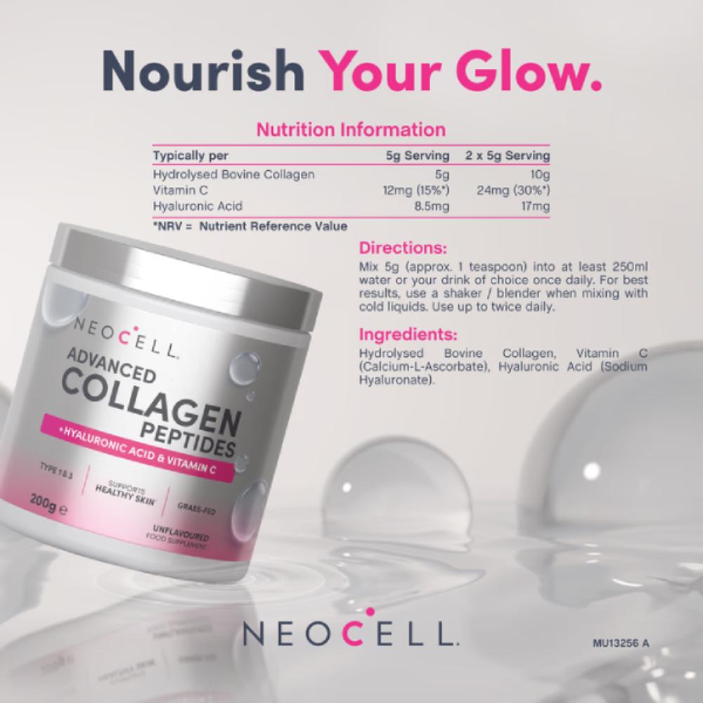 NeoCell Advanced Collagen Peptides Powder 200g