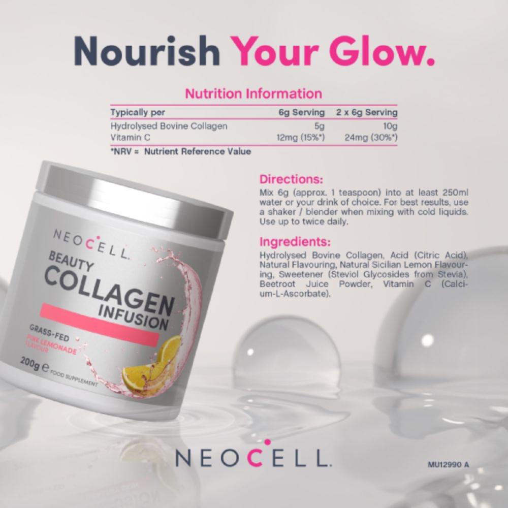 NeoCell Beauty Collagen Infusion Powder Pink Lemonade 200g