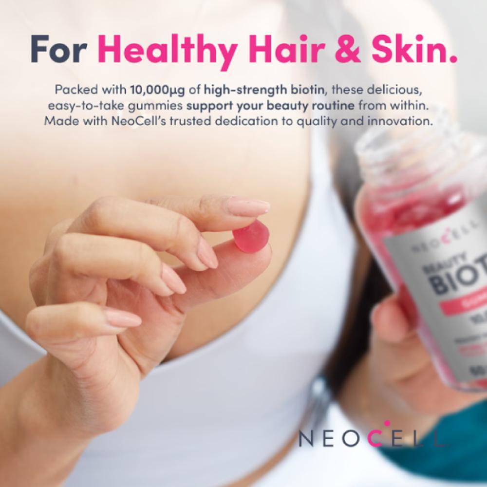NeoCell Beauty Biotin 10000µg Vegan Gummies (60)