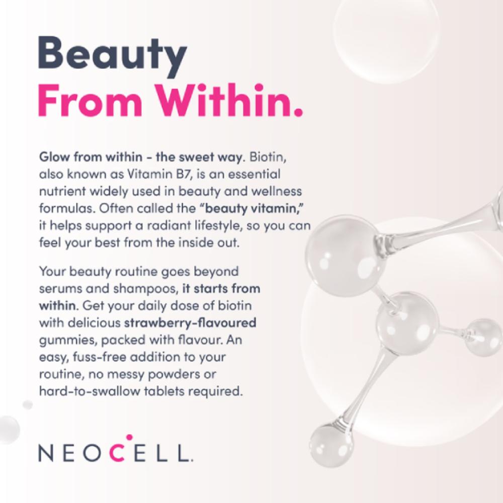 NeoCell Beauty Biotin 10000µg Vegan Gummies (60)
