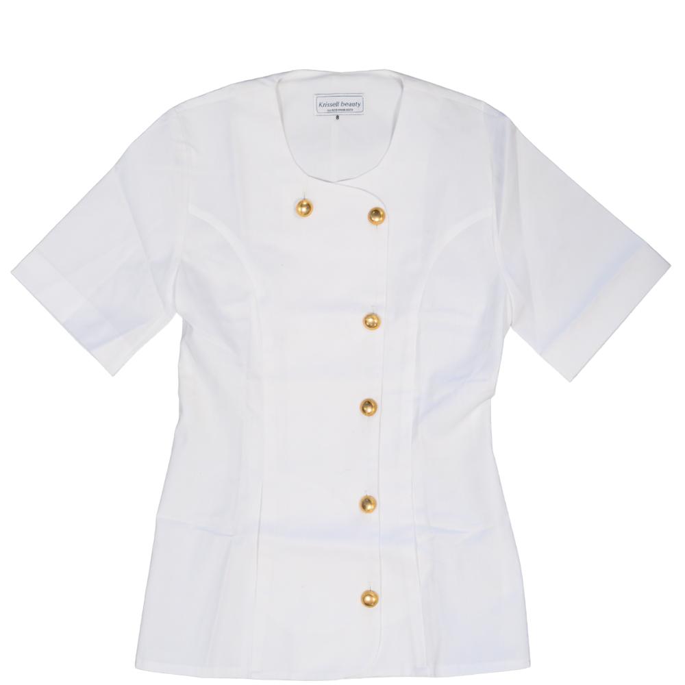Krissell Paris Tunic White/Gold Size 8