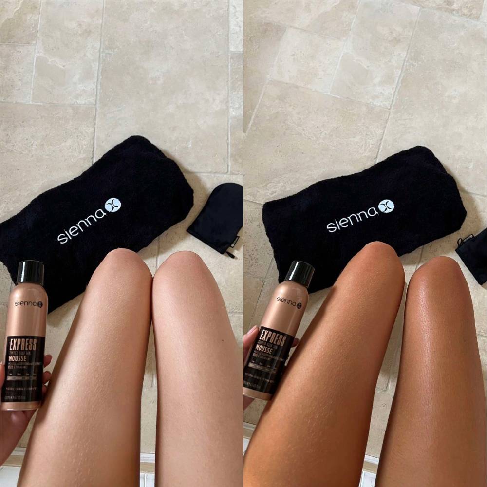 Sienna X Express Q10 Tinted Self Tan Mousse 200ml