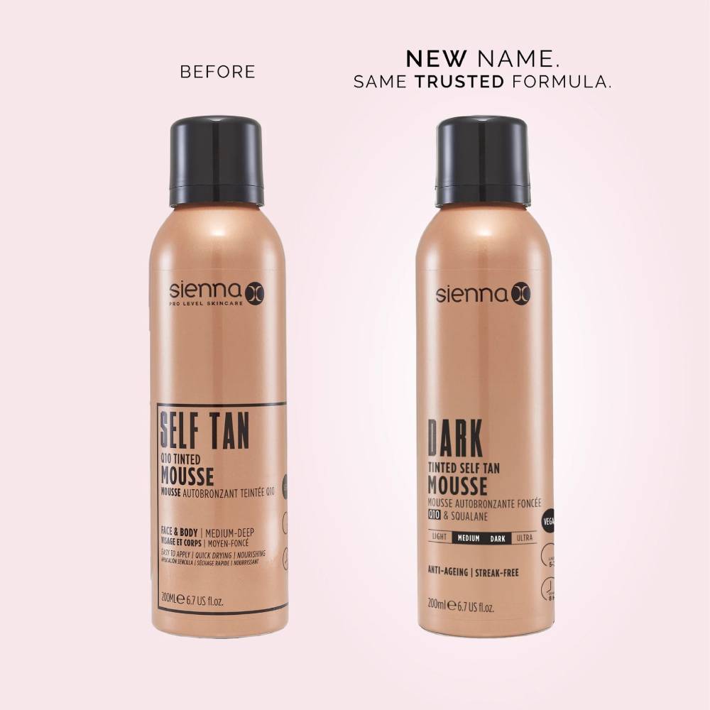 Sienna X Q10 Self Tan Dark Mousse 200ml