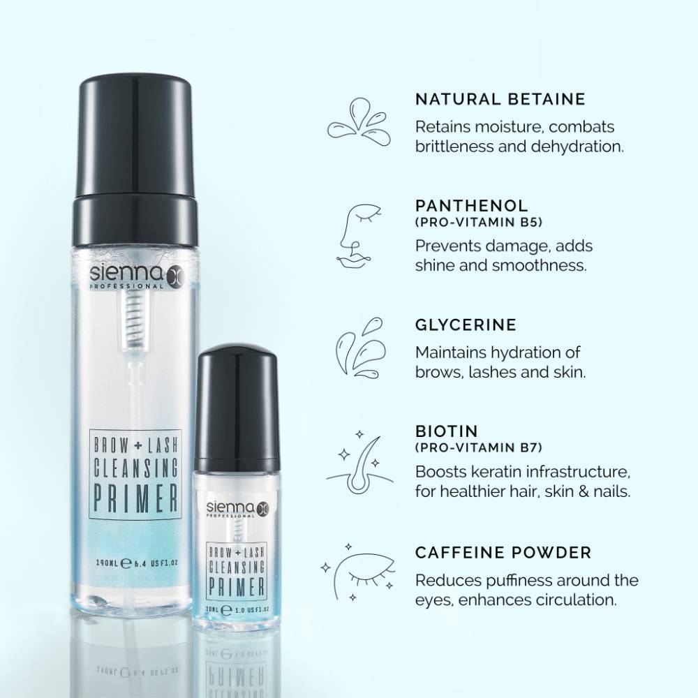 Sienna X Brow + Lash Cleansing Primer 30ml