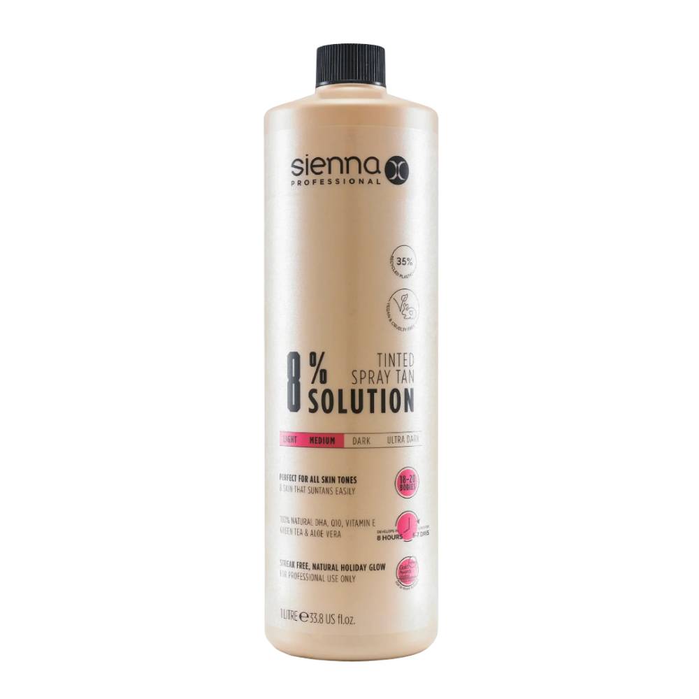 Sienna X 8% Spray Tan Solution 1 Litre