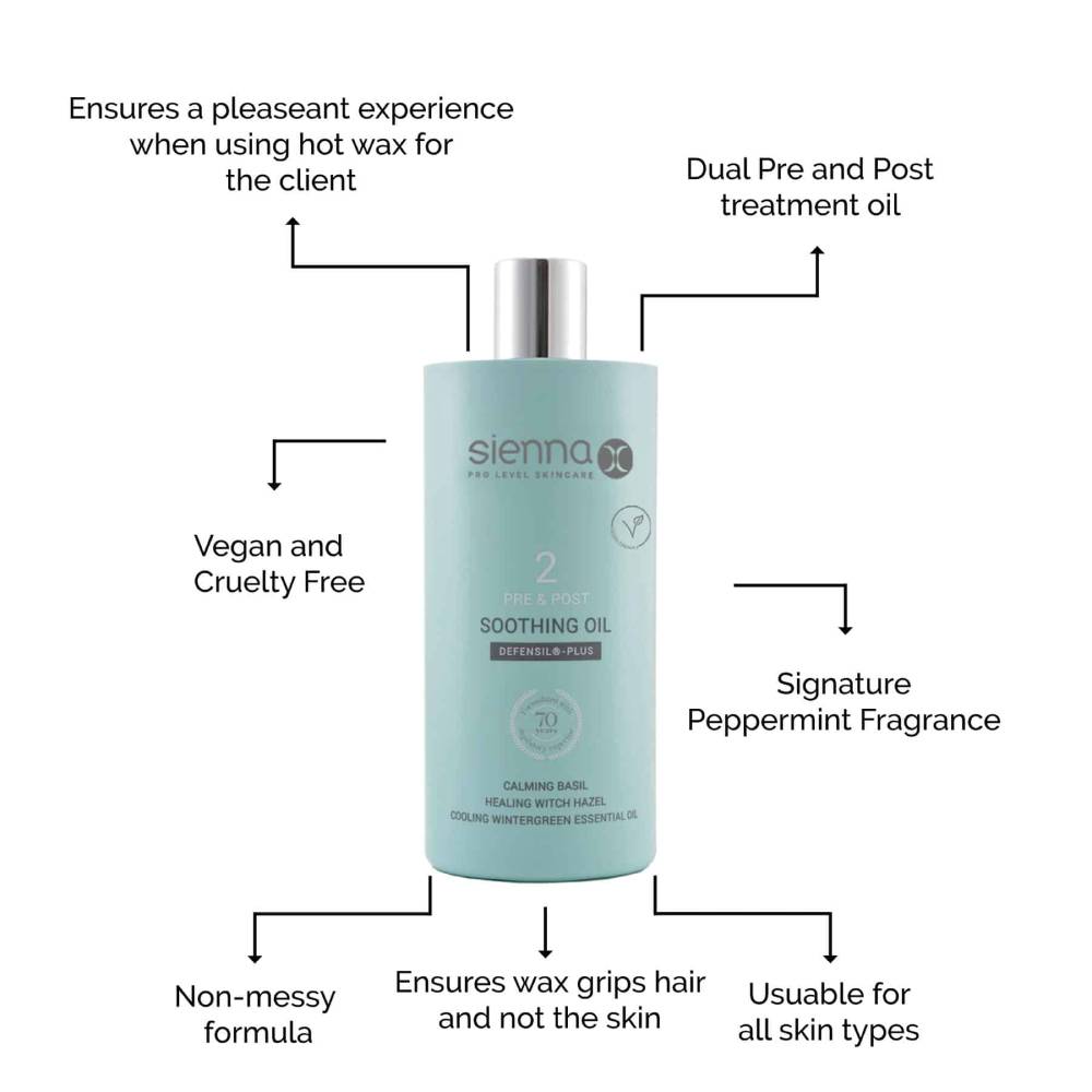 Sienna X Soothing Oil 500ml