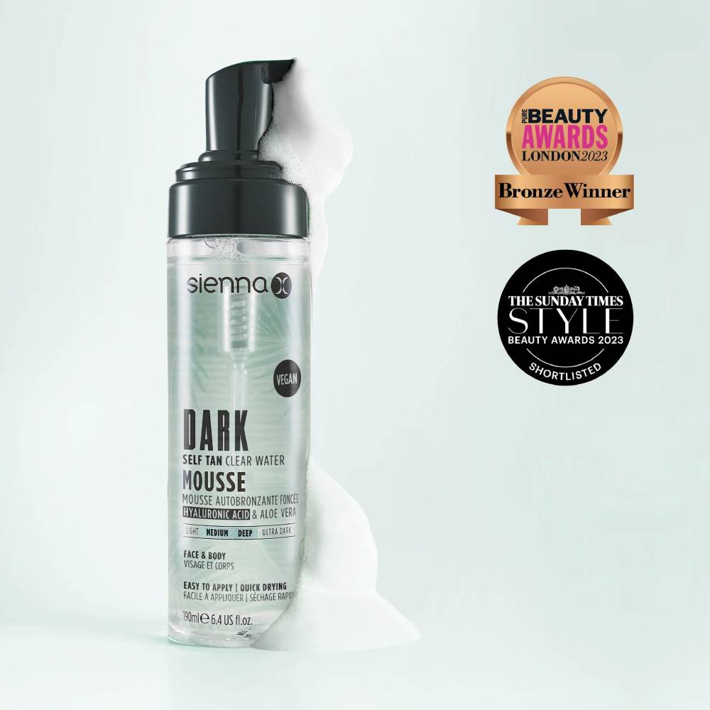 Sienna X Ultra Dark Clear Self Tan Water Mousse 190ml