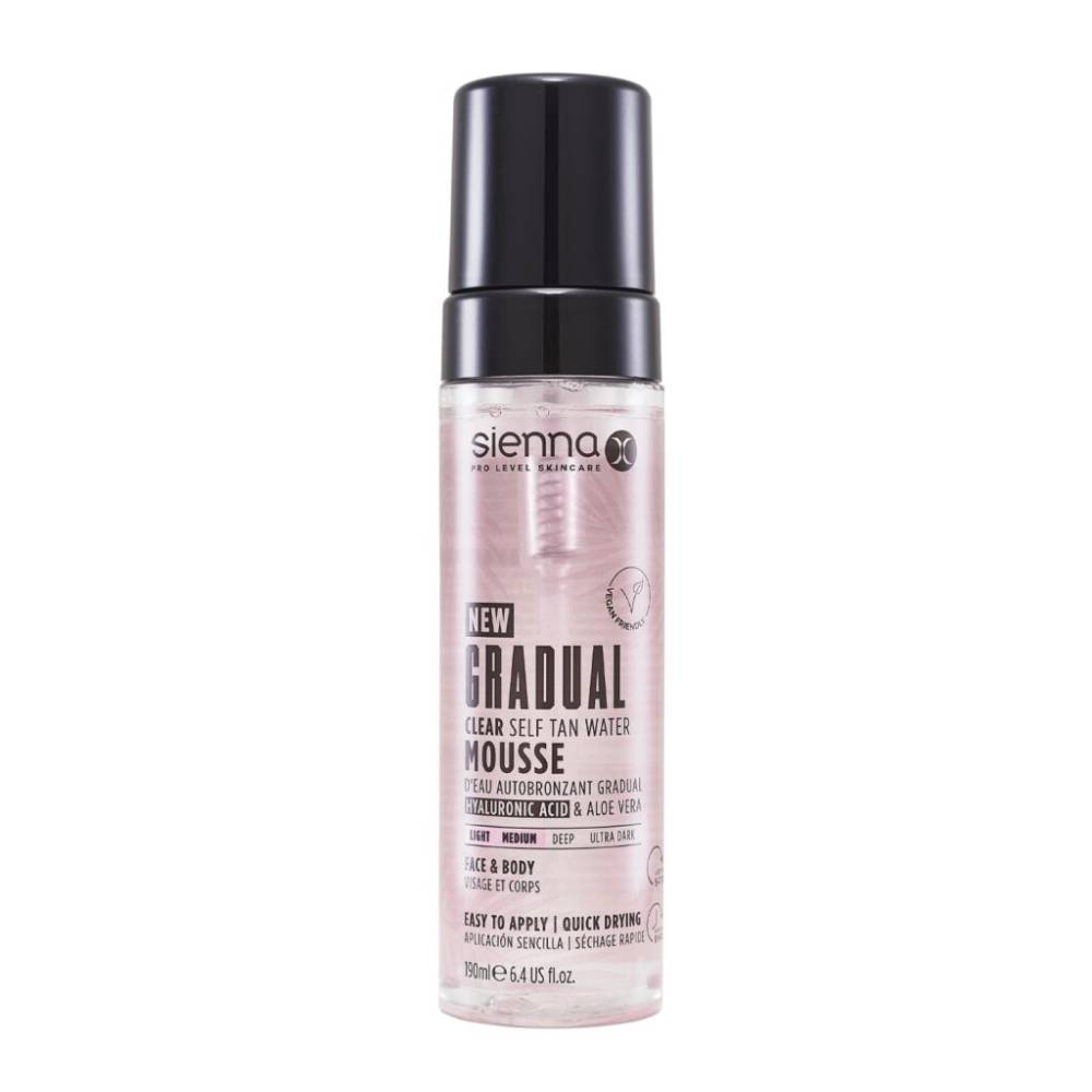 Sienna X Gradual Clear Self Tan Water Mousse 190ml