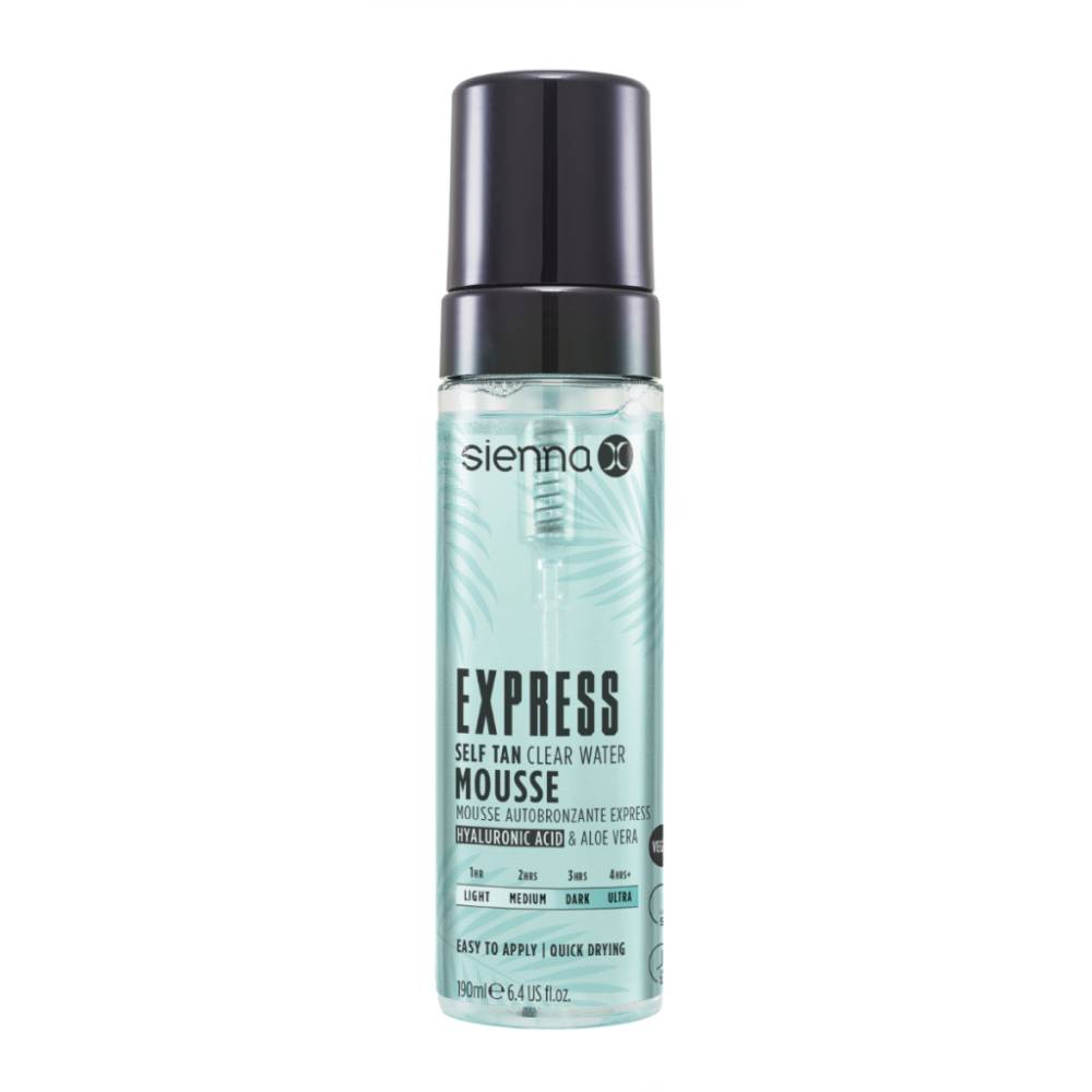 Sienna X Self Tan Clear Water Mousse 190ml