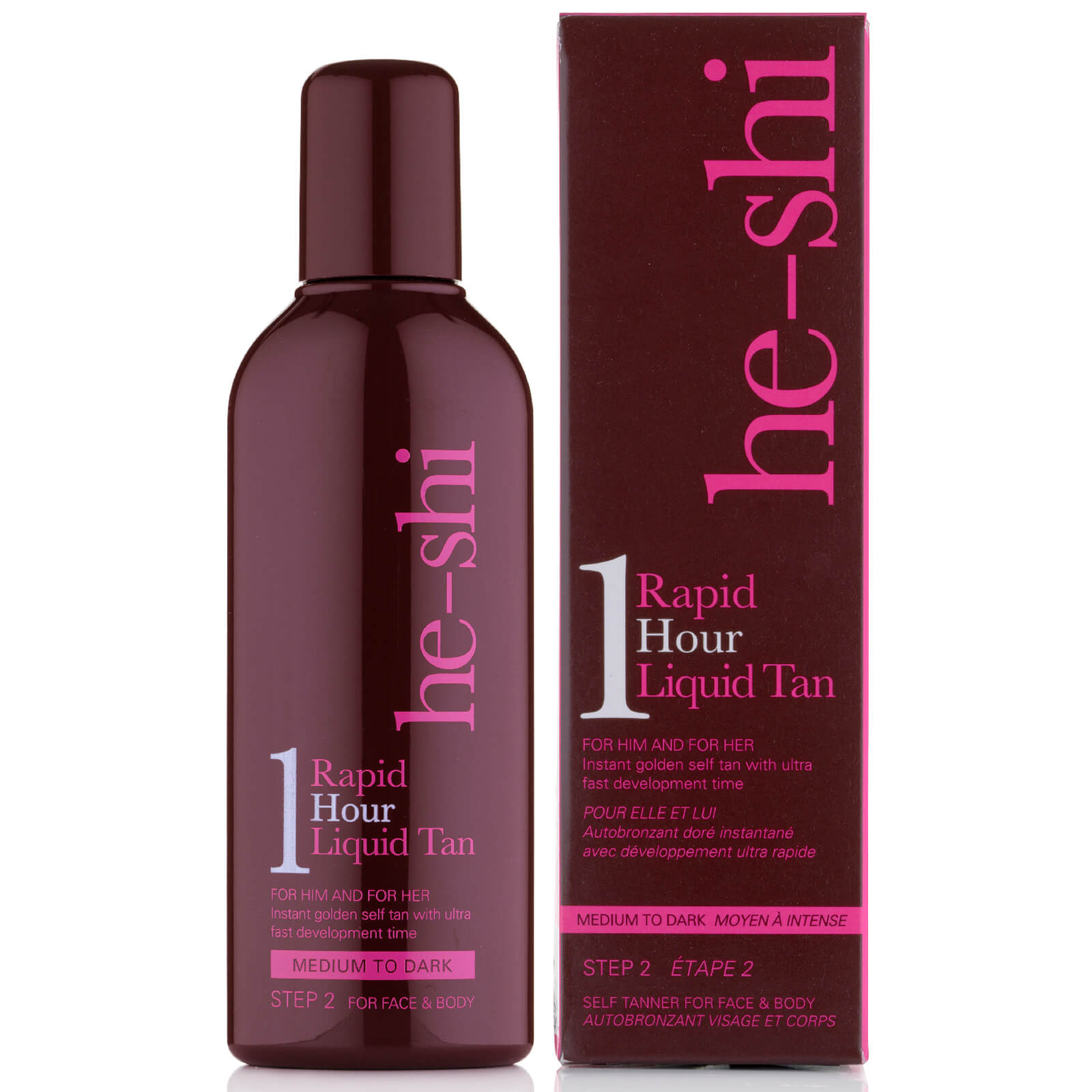 He-Shi 1 Hour Rapid Liquid Tan 150ml
