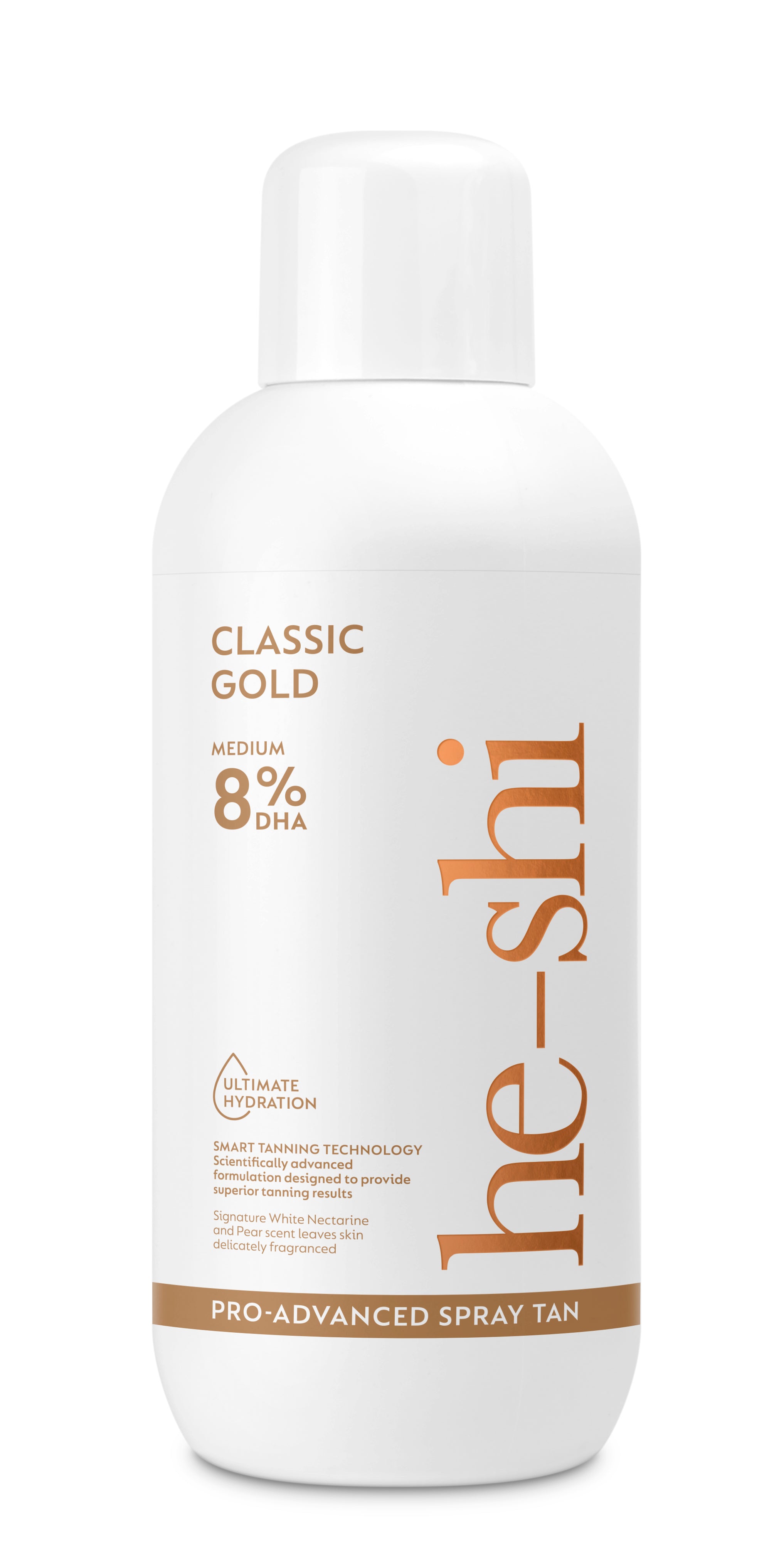 He-Shi Classic Gold (Medium) 8% DHA Spray Tan 1000ml