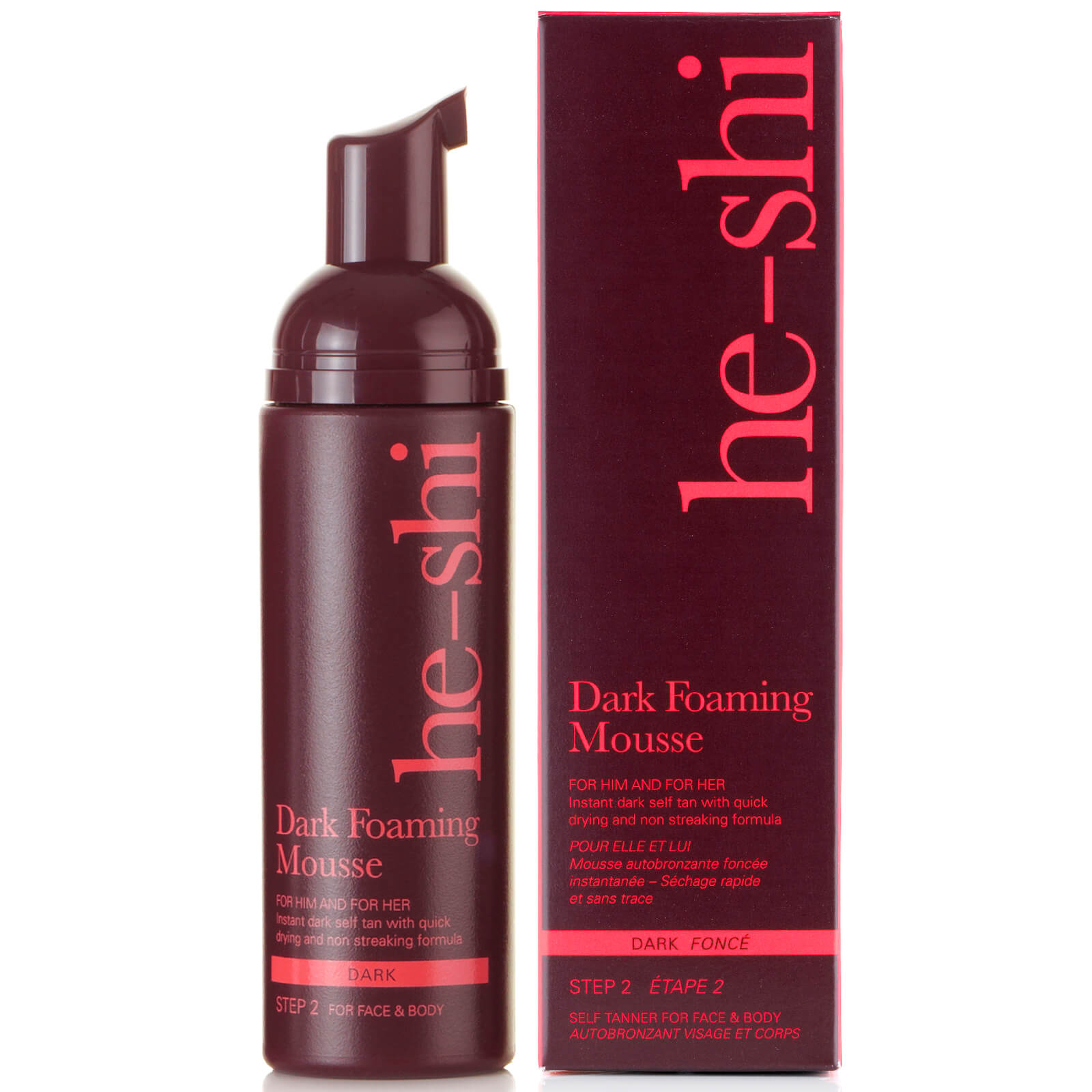 He-Shi Dark Foaming Mousse 150ml