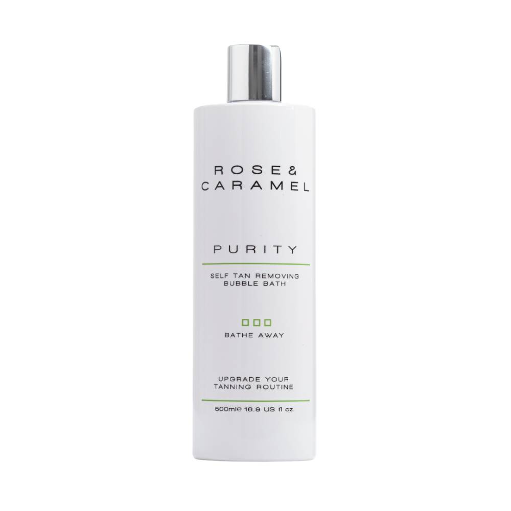 Rose & Caramel Limited Purity Tan Removing Bubble Bath 500ml