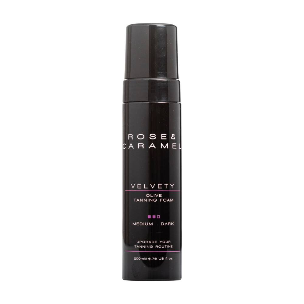 Rose & Caramel Limited Velvety Dark Olive Self Tanning Mousse Medium/ Dark 200ml