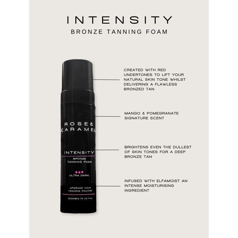 Rose & Caramel Limited Intensity Bold & Bronzed Self Tanning Mousse Ultra Dark 200ml