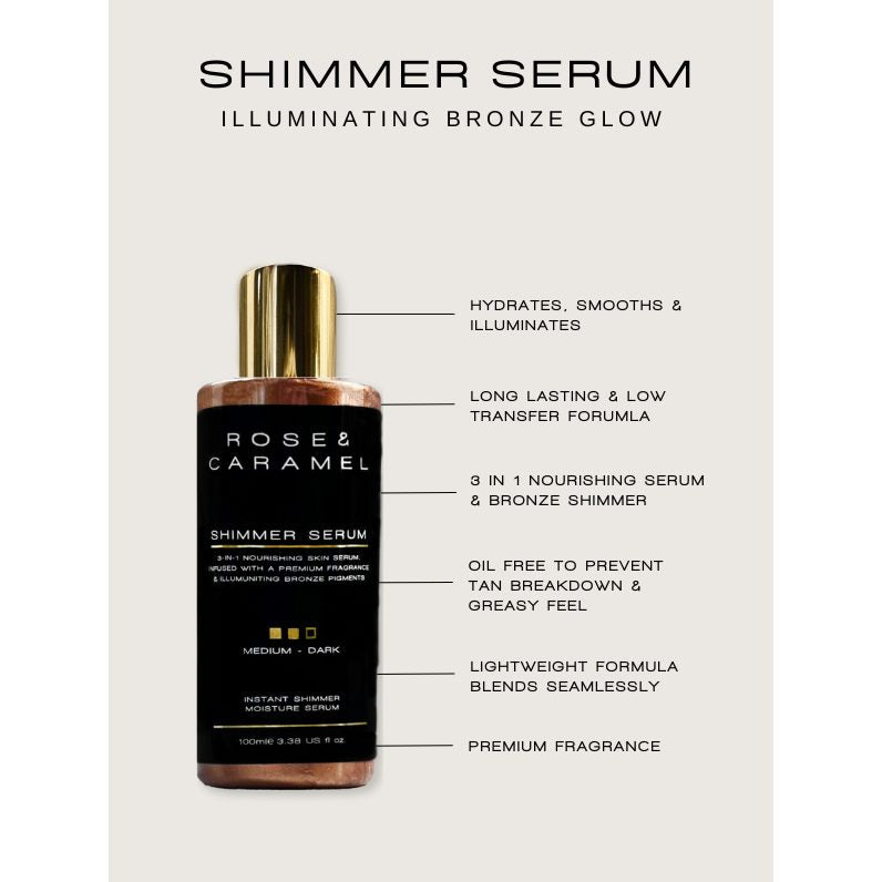 Rose & Caramel Shimmer Serum 100ml