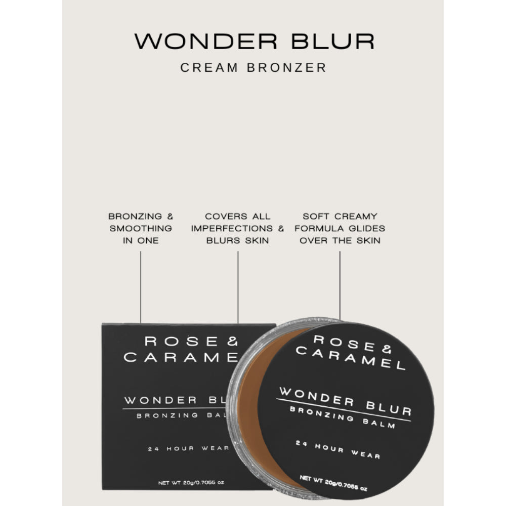 Rose & Caramel Wonder Blur Bronzing Balm Medium Tan 20g