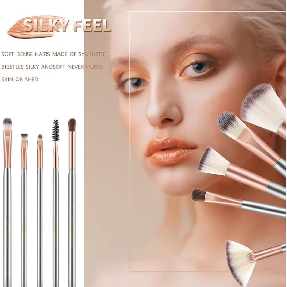 18 Piece Makeup Brush Set with Bag
