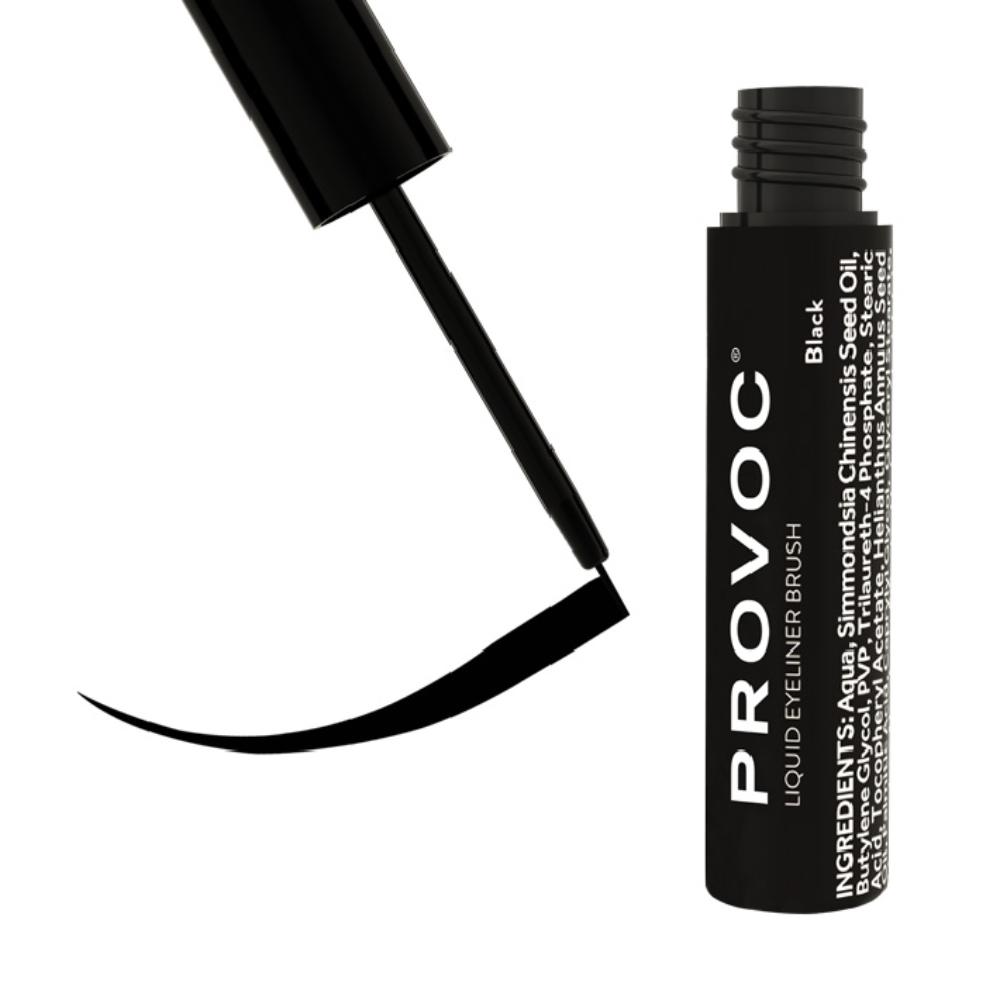 Provoc Liquid Eyeliner Brush 3.6ml Black