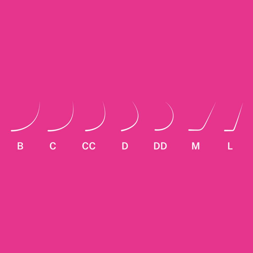 LashBase LBX Collection Volume Lashes 0.07mm D Curl (7-14mm)