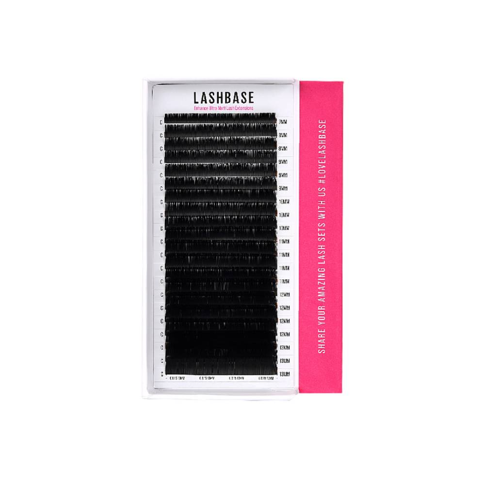 LashBase Enhance Collection Lashes 0.07mm D Curl (8-15mm)