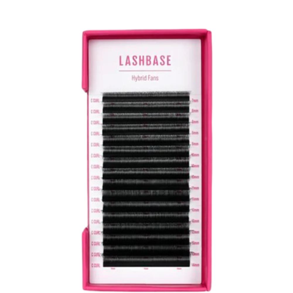 LashBase Hybrid Fans Lashes 4D CC Mix