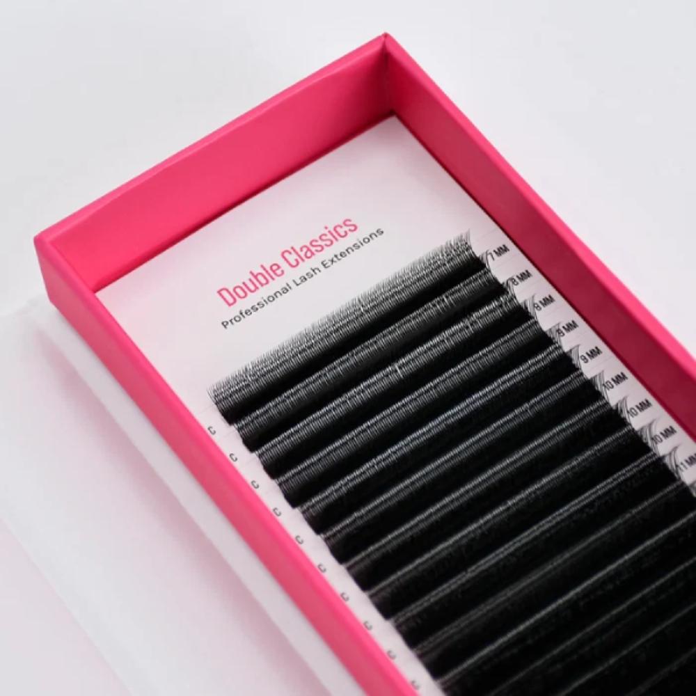 LashBase Double Classics Brown Lashes 0.07mm CC Mix