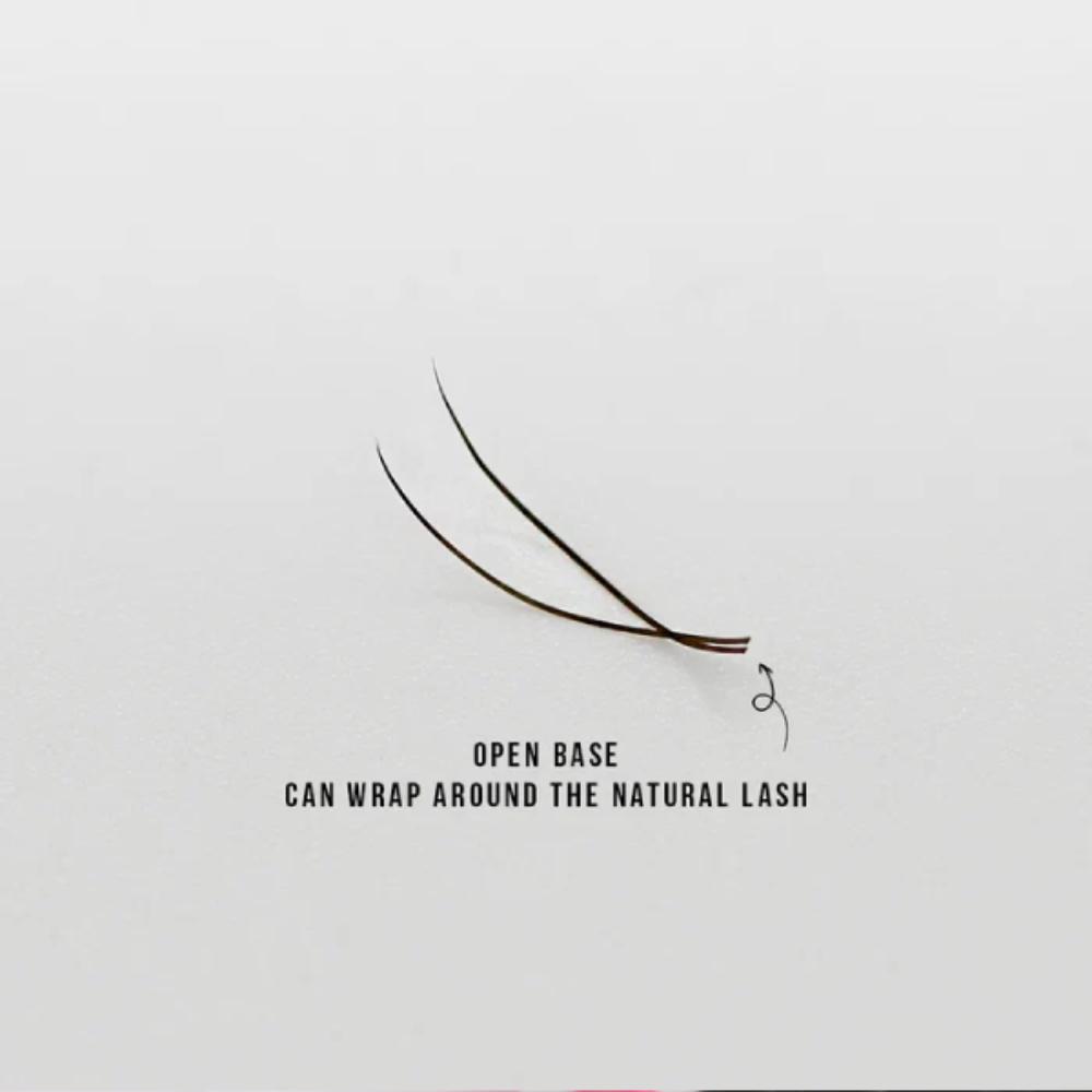 LashBase Double Classics Brown Lashes 0.07mm CC Mix