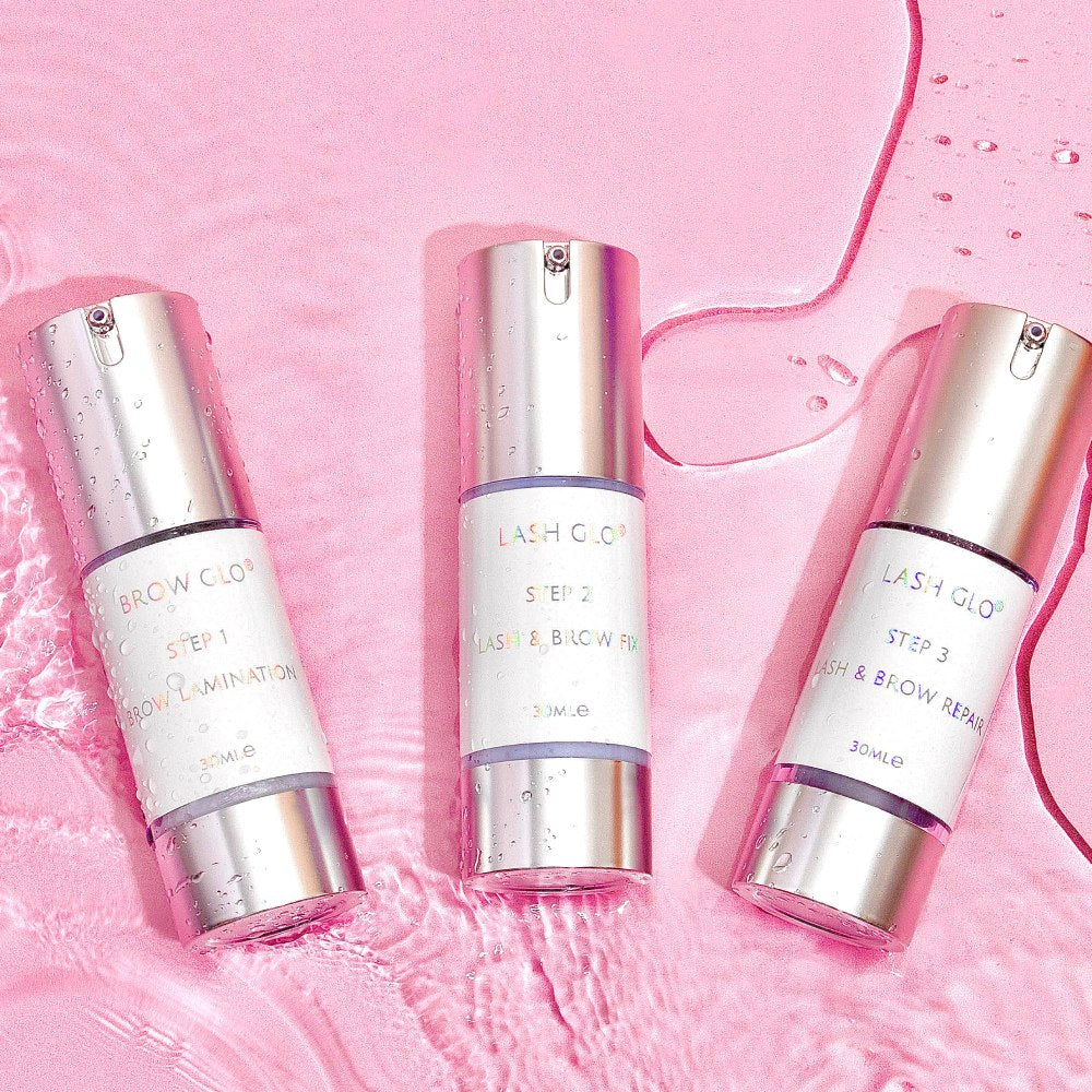 Lash Glo Brow Lamination Lotion Set - Step 1,2,3 - 10ml