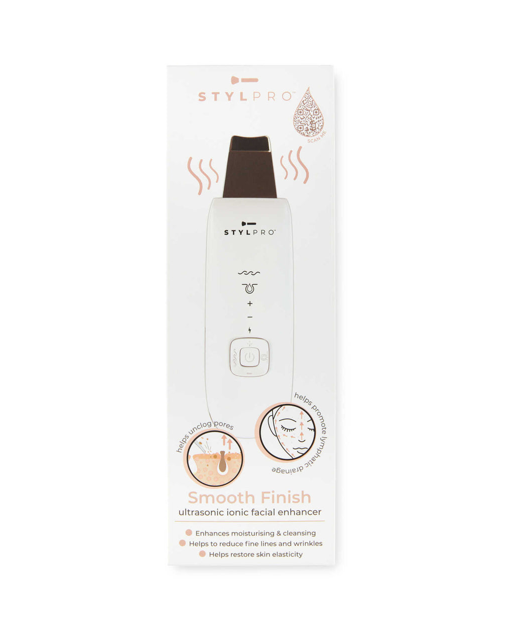 StylPro Smooth Finish Ultrasonic Ionic Facial Enhancer