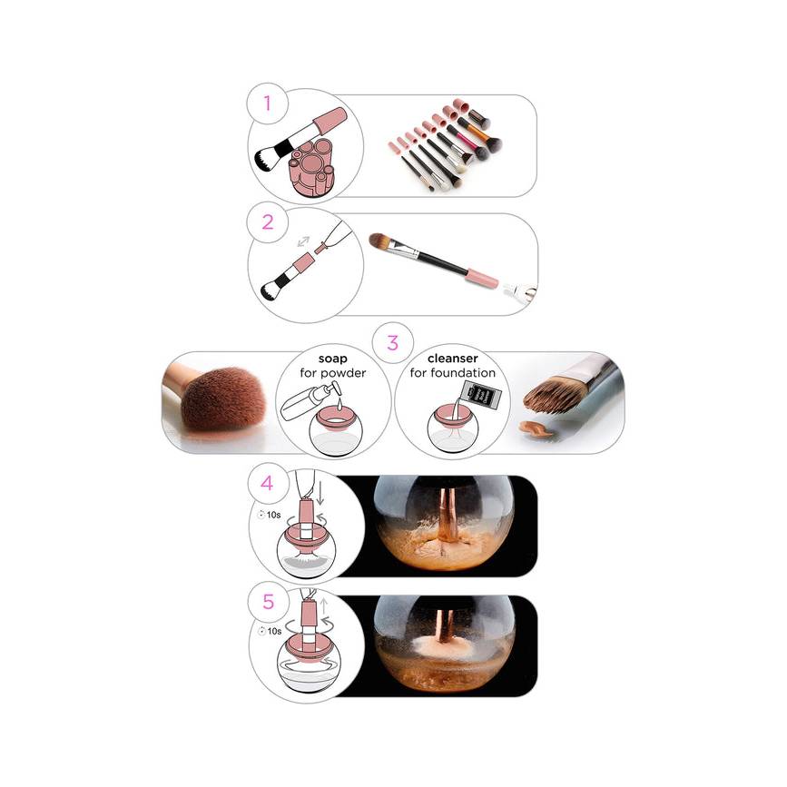 StylPro Makeup Brush Cleaner and Dryer Gift Set