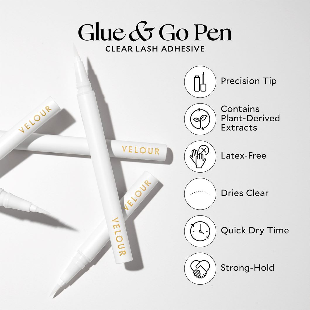 Velour Glue & Go Pen