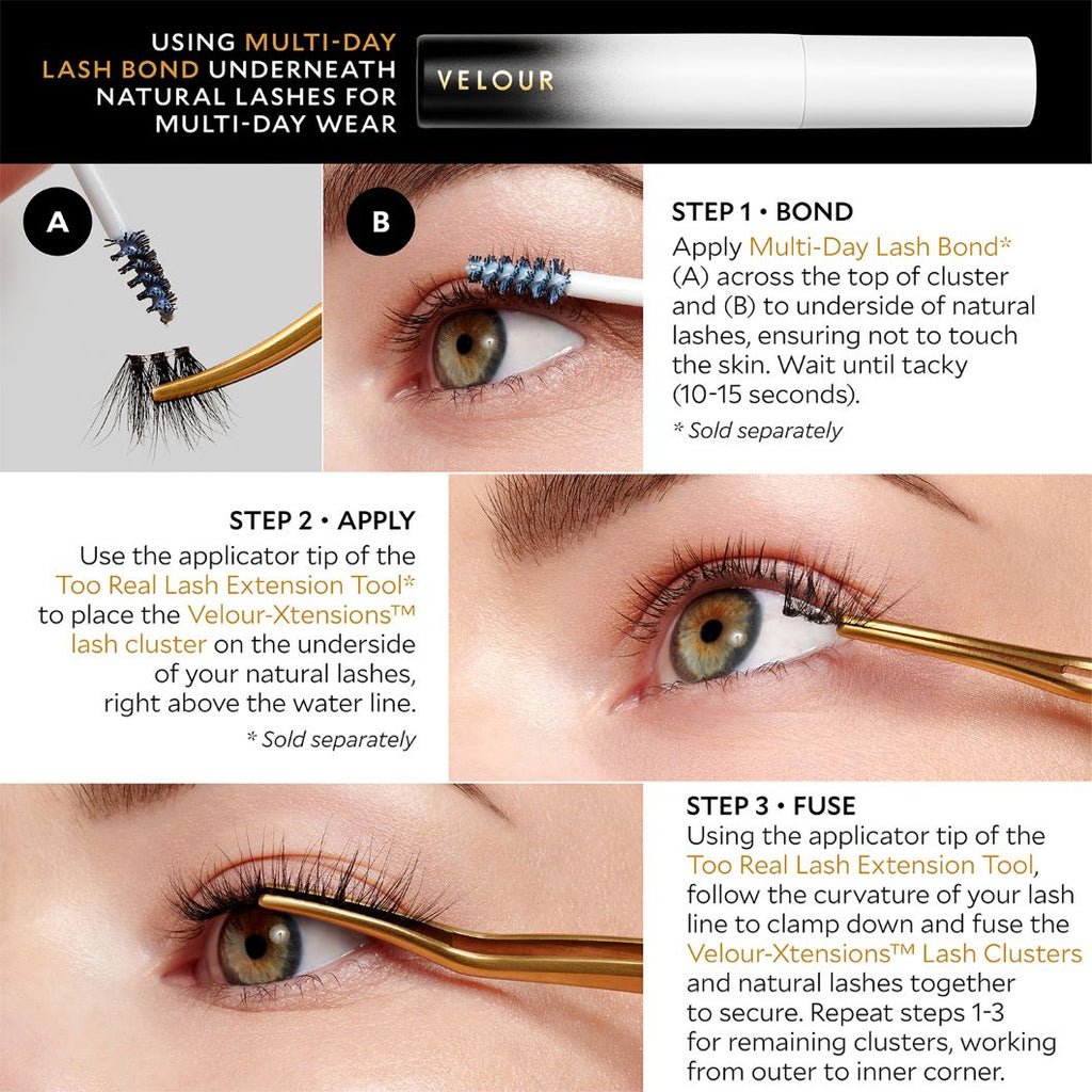 Velour DIY Lash Extension Cluster Packs - Classic