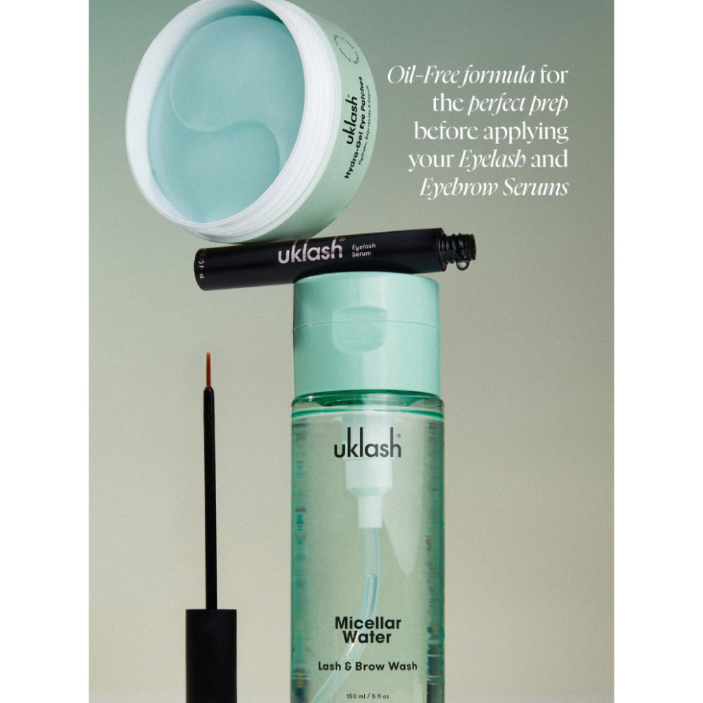 UKLASH Micellar Water Lash & Brow Wash 150ml