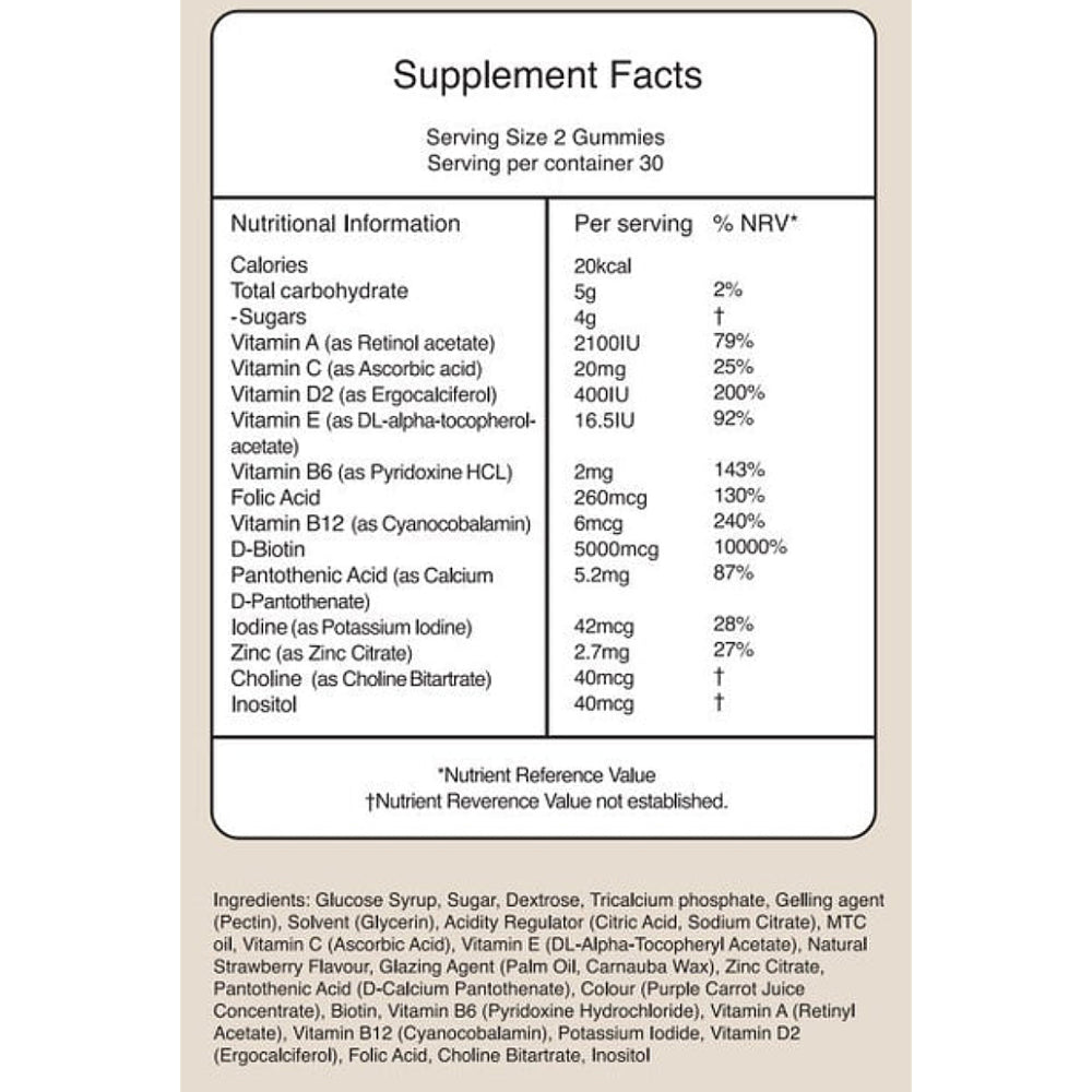 UKHAIR Hair Vitamins (60)