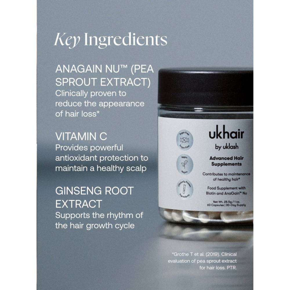 UKHAIR Advanced Hair Supplements (60)