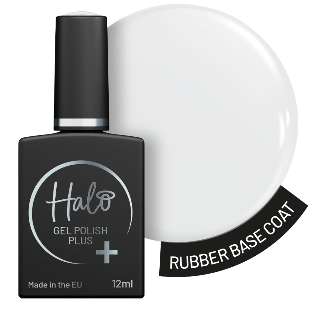 Halo Gel Polish Plus Rubber Base Coat 12ml