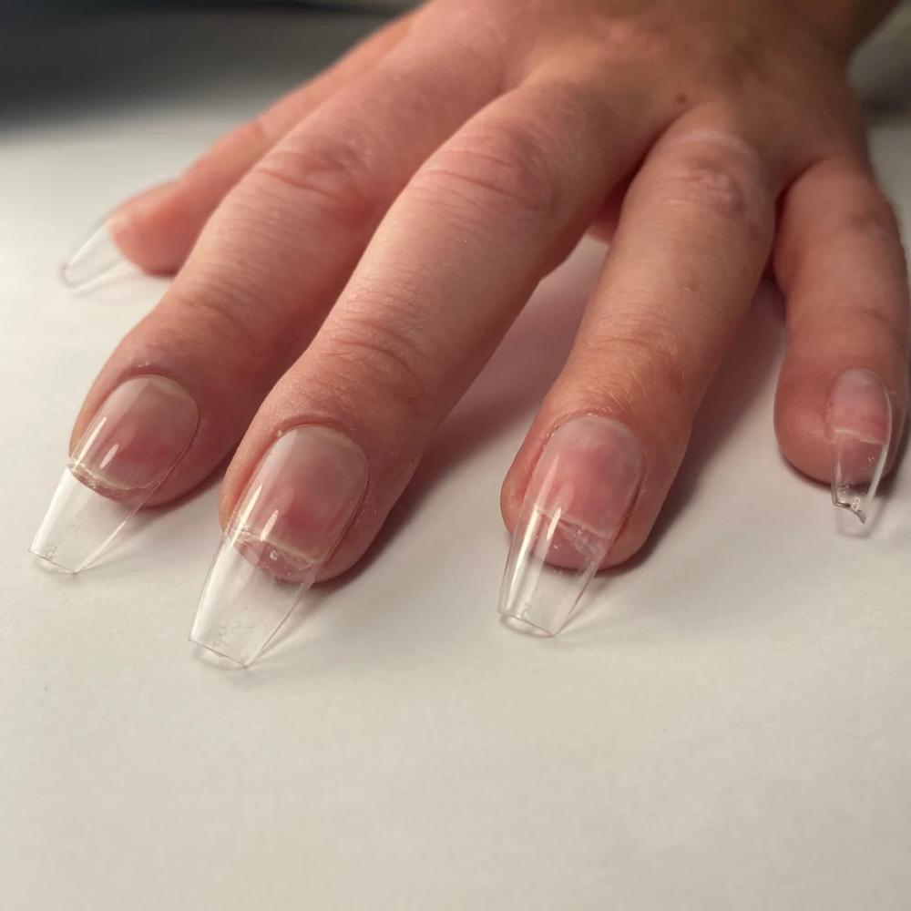 Nail Order Xtensions Full Cover Tips Medium Coffin (600)