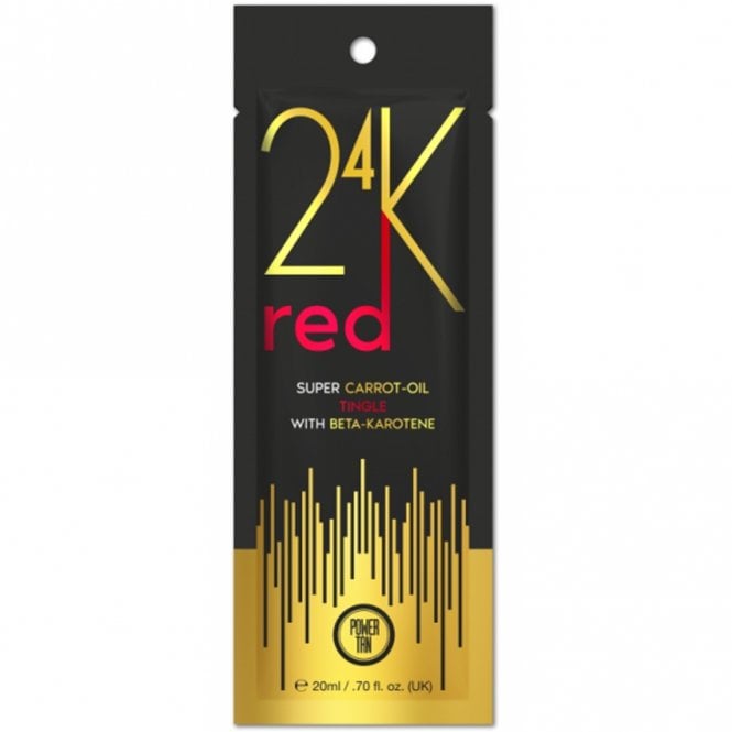 PowerTan 24K Red Super Carrot Oil Tanning Accelerator Sachet 20ml