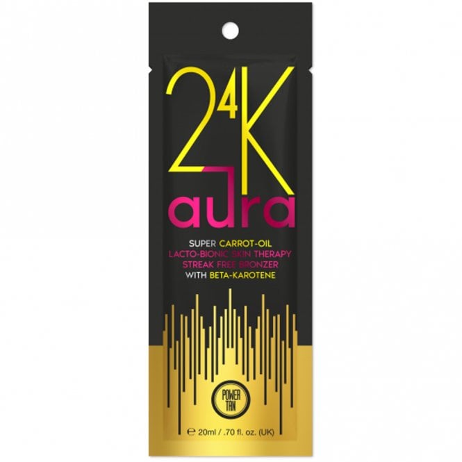 PowerTan 24K Aura Super Carrot Oil Tanning Accelerator Sachet 20ml